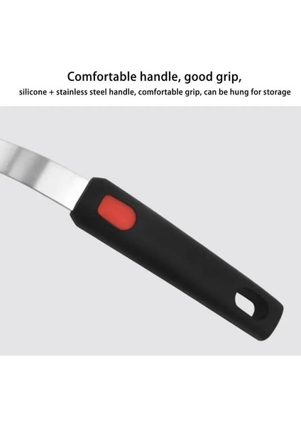 Büyük Eğim Sızıntısı Kızartma Spatula Yapışmaz Isıya Dayanıklı Ev Silikon Turner Gözleme Spatula Patates Kızartması Çeviriciler Mutfak Aksesuarları (Yurt Dışından) indirimleri