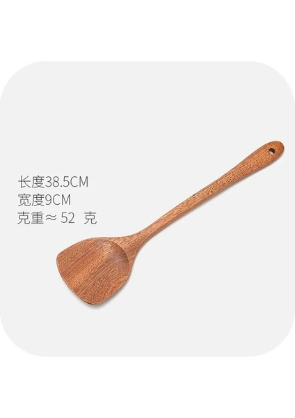 Stil 3 Doğal Ahşap Ev Yemek Kaşığı Spatula Mutfak Eşyaları Seti Yapışmaz Ahşap Spatula Pişirme Spatula Çorba Kaşığı Spatula (Yurt Dışından)
