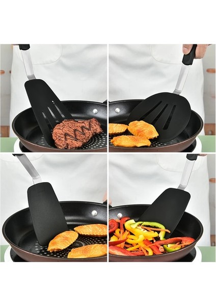 Stil 3 Çok Amaçlı Silikon Turner Spatula Yumurta Balık Kızartma Tavası Kepçe Kızarmış Kürek Spatula Yapışmaz Pişirme Gereçleri Mutfak Aletleri (Yurt Dışından) indirimleri