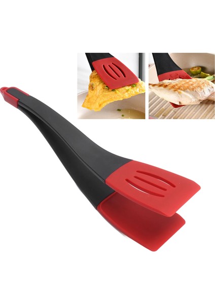 Kırmızı Mutfak Maşası 3 In 1 Izgara Kilitleme Yemek Maşası Ev Restoran Için Silikon Isıya Dayanıklı Ucu Maşa (Yurt Dışından) fiyatları