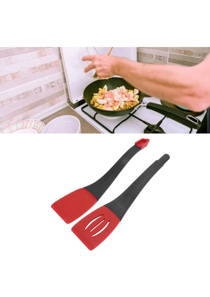 Kırmızı Mutfak Maşası 3 In 1 Izgara Kilitleme Yemek Maşası Ev Restoran Için Silikon Isıya Dayanıklı Ucu Maşa (Yurt Dışından) modelleri