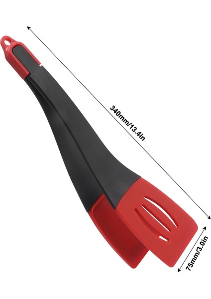 Kırmızı Mutfak Maşası 3 In 1 Izgara Kilitleme Yemek Maşası Ev Restoran Için Silikon Isıya Dayanıklı Ucu Maşa (Yurt Dışından) indirimleri