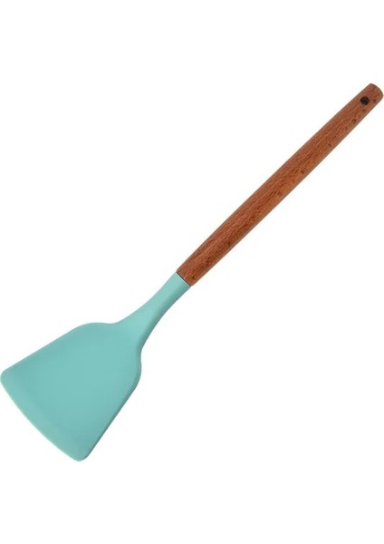 Stil 1 Yeni Silikon Ahşap Saplı Spatula Ev Silikon Pişirme Araçları Yapışmaz Spatula Kürek Mutfak Konfor Kolu (Yurt Dışından)