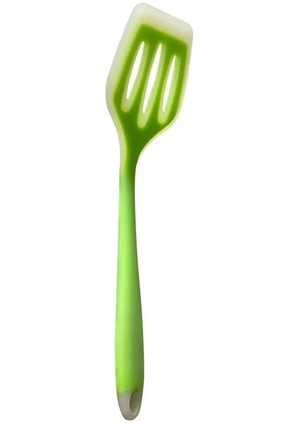 Yeşil Silikon Mutfak Gereçleri Yapışmaz Set Pişirme Gereçleri Araçları Yumurta Balık Kızartma Tavası Kepçe Kızarmış Kürek Spatula Pişirme Gereçleri (Yurt Dışından)