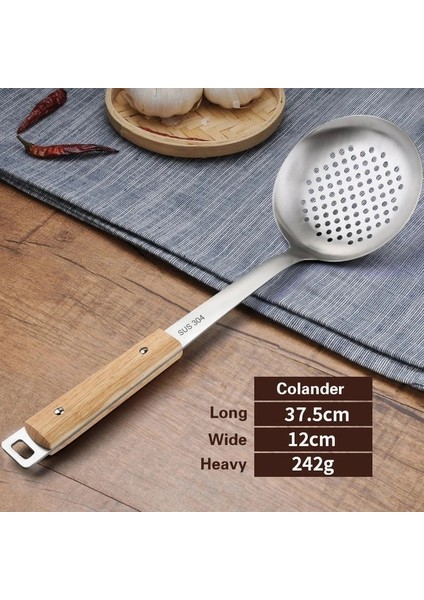 Kevgir-D Dayanıklı Taşınabilir Paslanmaz Çelik Yapışmaz Turner/kepçe Gıda Wok Spatula Kaşık Mutfak Gereçleri Pişirme Gereç Tencere Spatula (Yurt Dışından)