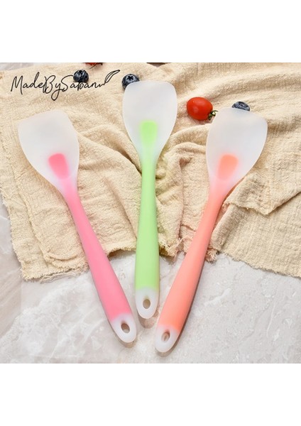 Siyah Evrensel Isıya Dayanıklı Entegre Kolu Silikon Kaşık Kazıyıcı Spatula Dondurmalı Pasta Mutfak Aracı Gereçler Tencere Aracı (Yurt Dışından) fiyatları