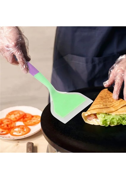 Fuşya Yapışmaz Silikon Gıda Spatula Çeviriciler Mutfak Gereçleri Sığır Eti Kek Kazıyıcı Kürek Ev Pişirme Gereçleri Mutfak Aksesuarları (Yurt Dışından) fırsatları