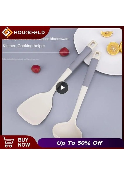 Gök Mavisi Spatula Dayanıklı Yüksek Sıcaklık Dayanımı Pişirme Kaşığı Kolay Temizlenebilir Silikon Spatula Koku Yok Yapışmaz Spatula Mutfak Aksesuarları (Yurt Dışından) fırsatları