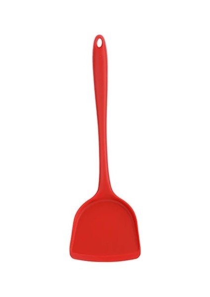Kırmızı Mutfak Aletleri Gıda Sınıfı Silikon Yapışmaz Spatula Ev Tavada Kızartma Yüksek Sıcaklığa Dayanıklı Kolay Temizlenebilir Pişirme Spatula (Yurt Dışından)