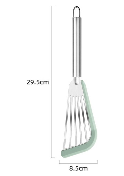 Yeşil Mutfak Silikon Kızartma Spatula Yapışmaz Kızarmış Yumurta Sığır Biftek Spatula Pasta Barbekü Kızarmış Balık Gereçler Ev Sofra (Yurt Dışından)