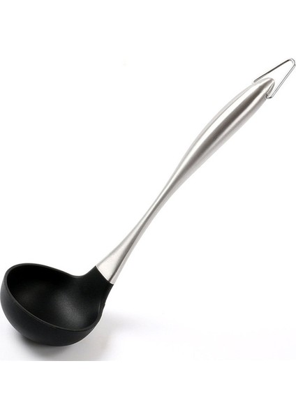 Kaşık M Mutfak Eşyası Çeviriciler Spatula Isıya Dayanıklı Paslanmaz Çelik Saplı Silikon Kaşık Kazıyıcı Tava Spatula (Yurt Dışından)