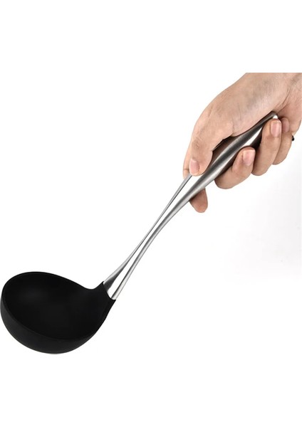 Kaşık M Mutfak Eşyası Çeviriciler Spatula Isıya Dayanıklı Paslanmaz Çelik Saplı Silikon Kaşık Kazıyıcı Tava Spatula (Yurt Dışından) modelleri