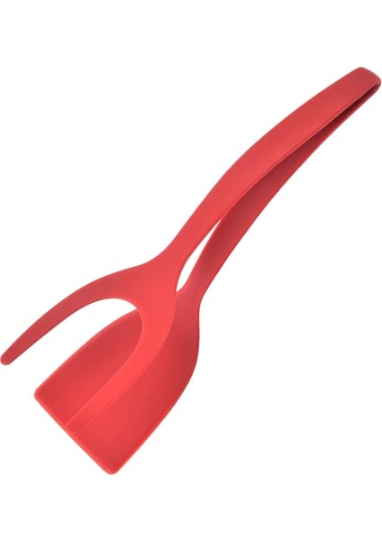 Bk Yapışmaz 2 In 1 Gözleme Spatula Patates Kızartması Turners Yumurta Kelepçesi Kızartma Biftek Gözleme Maşa Tost Omlet Klip Mutfak Aksesuarları (Yurt Dışından)