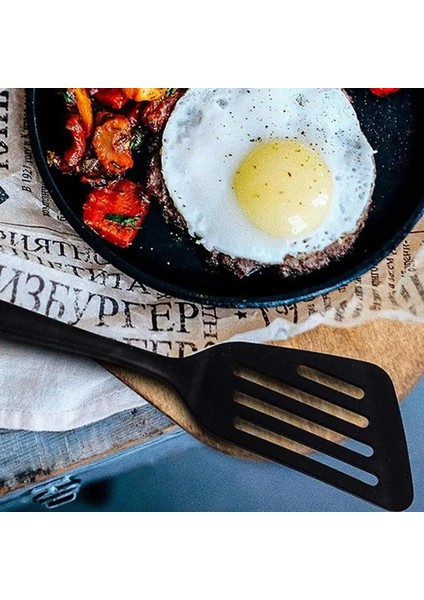 Kırmızı Yapışmaz Silikon Pişirme Spatula Et Yumurta Balık Kızartma Küreği Tava Kepçe Pişirme Gereçleri Mutfak Aksesuarları (Yurt Dışından) fırsatları