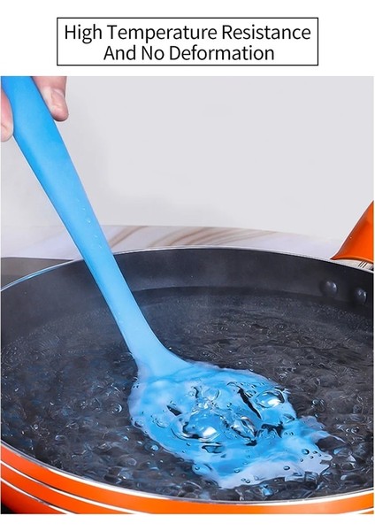 Mor Silikon Mutfak Gereçleri Yapışmaz Set Pişirme Gereçleri Araçları Yumurta Balık Kızartma Tavası Kepçe Kızarmış Kürek Spatula Pişirme Gereçleri (Yurt Dışından) indirimleri