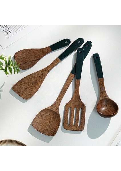 5 Adet-Set 5 Adet/takım Doğal Ahşap Sofra Kaşık Kızartma Tavası Kepçe Pişirme Gereçleri Kızarmış Kürek Spatula Mutfak Pişirme Aracı (Yurt Dışından) fiyatları