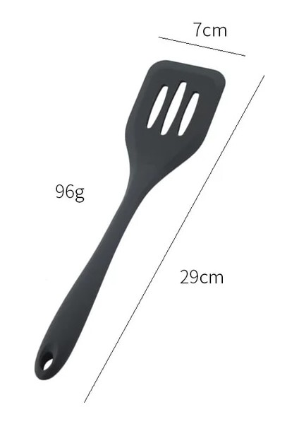 Gri-Büyük Yumurta Balık Kızartma Tavası Spatula Kepçe Kızarmış Kürek Silikon Çeviriciler Pişirme Gereçleri Pişirme Mutfak Aletleri Aksesuarları Alet (Yurt Dışından)