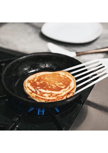 Bir Mutfak Kızartma Spatula Kaymaz Paslanmaz Çelik Oluklu Turner ve Balık Spatula Sızdıran Kürek Balık Dilimi Mutfak Aksesuarları (Yurt Dışından) indirimleri
