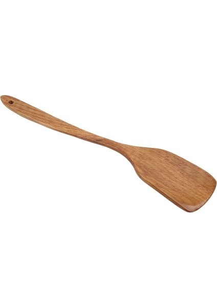 Wood-E Masif Ahşap Kaşık Spatula Şef Mutfak Eşyaları Pişirme Sağlık Uzun Saplı Yapışmaz Özel Ahşap Kürek Pişirme Araçları (Yurt Dışından)