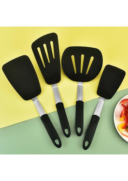 Stil 4 Çok Amaçlı Silikon Turner Spatula Yumurta Balık Kızartma Tavası Kepçe Kızarmış Kürek Spatula Yapışmaz Pişirme Gereçleri Mutfak Aletleri (Yurt Dışından) fiyatları