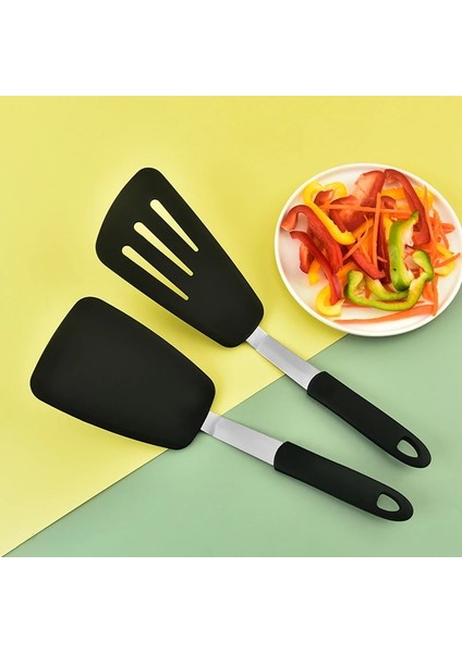 Stil 4 Çok Amaçlı Silikon Turner Spatula Yumurta Balık Kızartma Tavası Kepçe Kızarmış Kürek Spatula Yapışmaz Pişirme Gereçleri Mutfak Aletleri (Yurt Dışından) modelleri