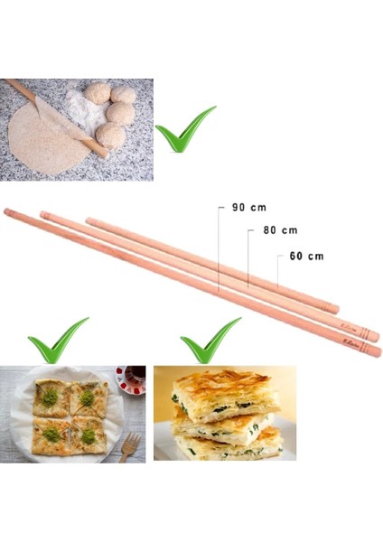 50 cm Türk Merdaneler Mantı Mantı Pizza Oklava Yüksek Kaliteli Ahşap Mutfak Gereçleri Patty Baklava Makinesi Kadın Eşyaları Hediye (Yurt Dışından)