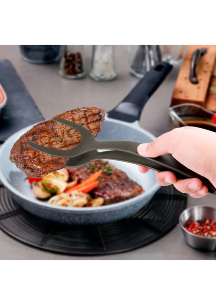 Stil 2 Naylon Kavrama Çevirme Maşa Yumurta Spatula Maşa Biftek Spatula Maşa Kelepçe Gözleme Kızarmış Çevirmeler Mutfak Aksesuarları Mutfak Eşyaları (Yurt Dışından) fırsatları