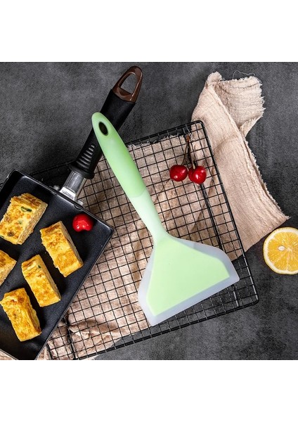 Mor Gıda Sınıfı Silikon Pişirme Gereçleri Tamagoyaki Spatula Sığır Eti Yumurta Mutfak Spatula Pizza Küreği Pişirme Araçları Mutfak Yeni (Yurt Dışından) indirimleri