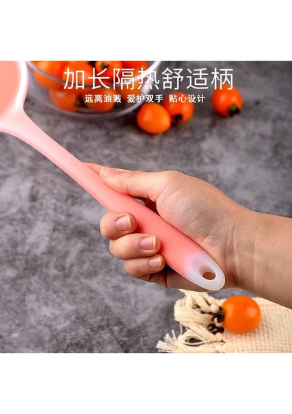 Şeffaf Pembe Silikon Mutfak Gereçleri Pişirme Gereçleri Spatula Sığır Eti Yumurta Mutfak Kazıyıcı Geniş Pizza Pişirme Araçları Kürek Yapışmaz Spatula (Yurt Dışından) indirimleri