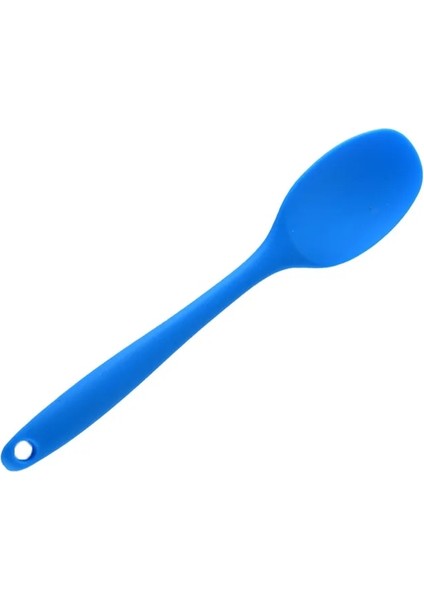 Mavi Sıcak Evrensel Isıya Dayanıklı Entegre Kolu Silikon Kaşık Kazıyıcı Spatula Dondurma Kek Mutfak Aracı Malzemesi Kolaylık (Yurt Dışından)