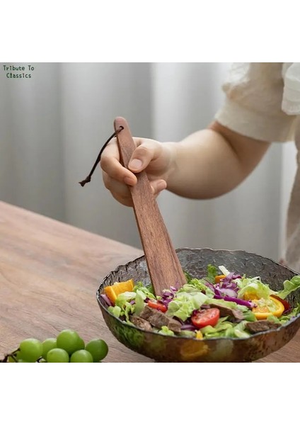 1 Adet Taşınabilir Tik Ahşap Kapı Sofra Spatula Mutfak Aletleri Üçgen Pişirme Spatula Açık Kamp Eşyaları Kazıyıcı Yeni (Yurt Dışından) modelleri