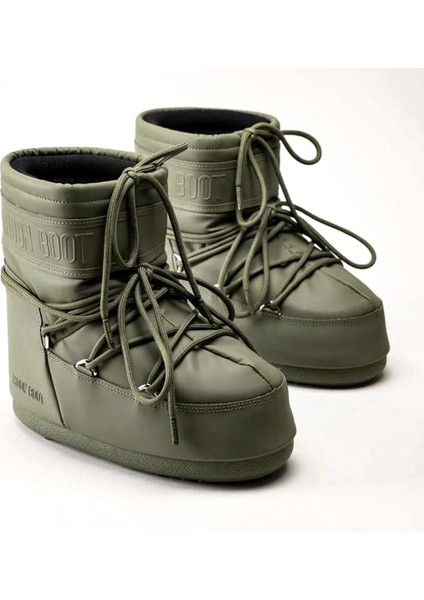 Kadın Bot 14093800-002 Moon Boot Icon Low Rubber Khaki