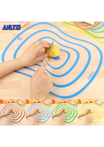 Renk Rastgele 1 Adet 41.5X31.5 cm Mutfak Plastik Kesme Tahtası Kaymaz Buzlu Mutfak Kesme Tahtası Sebze Et Araçları Mutfak Aksesuarları Kesme Tahtası (Yurt Dışından) indirimleri