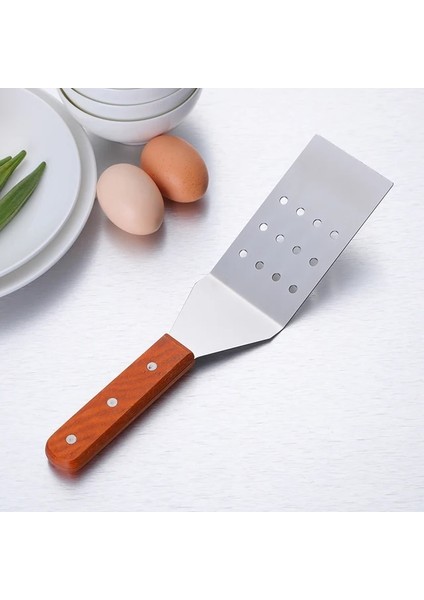 Açık Gri Kızarmış Kürek Kavurma Truners Spatula Biftek Kek Pizza Kavrama Kesiciler Maça Pasta Biftek Kürek Spatula Çok Fonksiyonlu Aletler (Yurt Dışından)