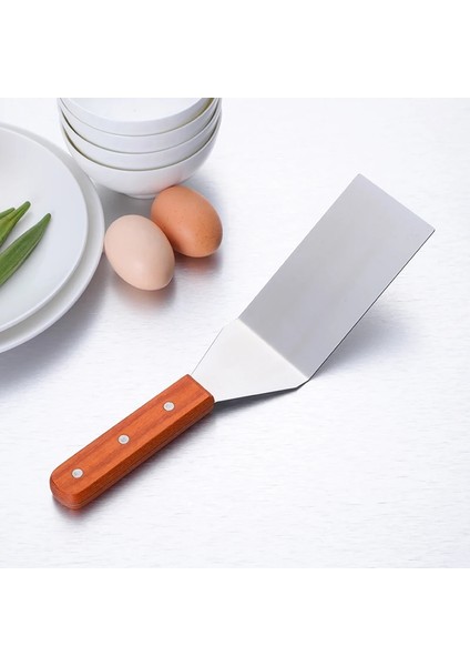 Açık Gri Kızarmış Kürek Kavurma Truners Spatula Biftek Kek Pizza Kavrama Kesiciler Maça Pasta Biftek Kürek Spatula Çok Fonksiyonlu Aletler (Yurt Dışından) indirimleri