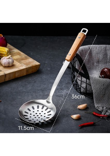 F Dayanıklı Taşınabilir Paslanmaz Çelik Yapışmaz Turner/kepçe Gıda Wok Spatula Kaşık Mutfak Gereçleri Pişirme Gereç Tencere Spatula (Yurt Dışından)