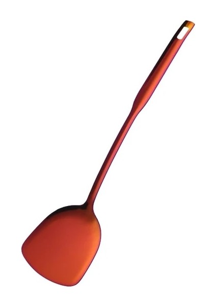 No.2 Yapışmaz Tencere Spatula Paslanmaz Çelik Uzun Saplı Düz Kürek Altın Pişirme Araçları Mutfak Eşyaları Tavada Kızartılmış Kızarmış Balık Yumurta (Yurt Dışından)