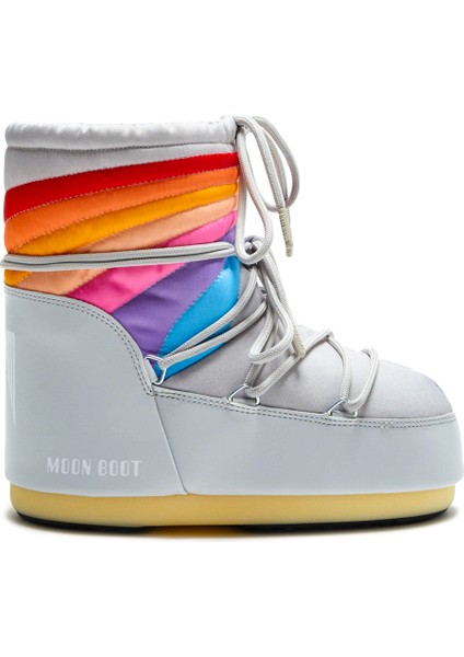 Kadın Kar Botu 14094300-001 Moon Boot Icon Low Raınbow Glacier Grey