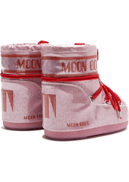 Kadın Kar Botu 14094400-003 Moon Boot Icon Low Glıtter Pink