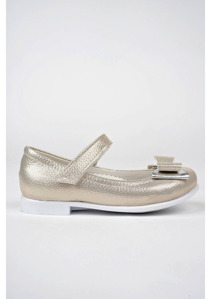 Kız Çocuk Ayakkabı Altın Renk Düz Topuklu fiyatları