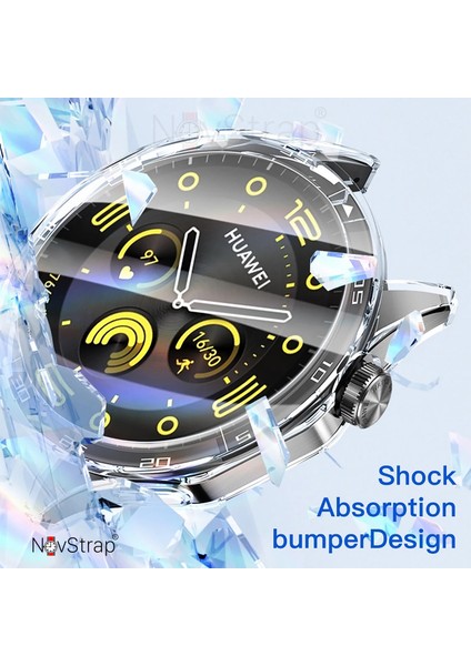 Huawei Watch Gt4 46MM ile Uyumlu Ekran Koruyucu ve Kasa Koruyucu Tpu Yumuşak Silikon Koruma indirimleri