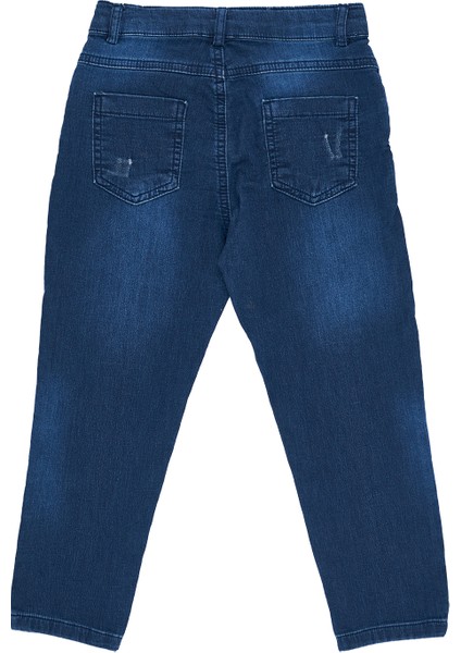 Erkek Çocuk Yıkamalı Denim Pantolon