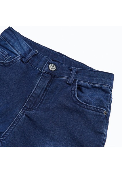 Erkek Çocuk Yıkamalı Denim Pantolon