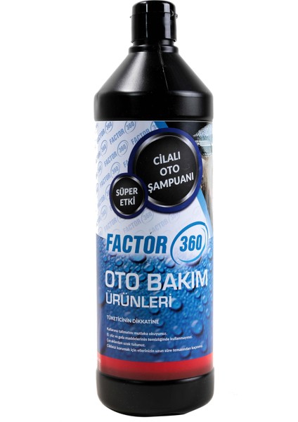 FACTOR360 Cilalı Oto Şampuanı 1 Litre