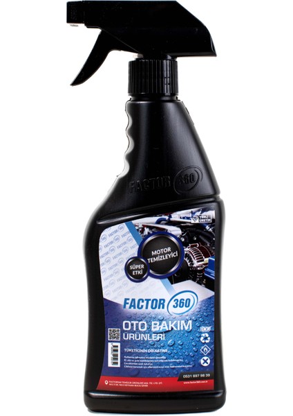 FACTOR360 Motor Temizleyici 500 ml