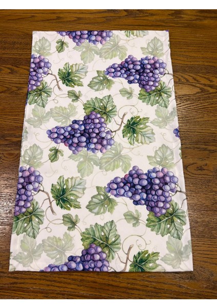 Tuğçe Demir Home Design Üzüm Desen Runner Supla Set