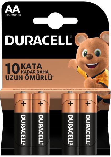 Duracell Aa Kalem Pil 4 Apos;lü