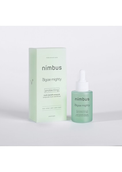 | the algae mighty | 4 yosunlu canlandırıcı ve koruyucu yüz serumu (Mavi + Yeşil + Şeffaf + Amber Alg)