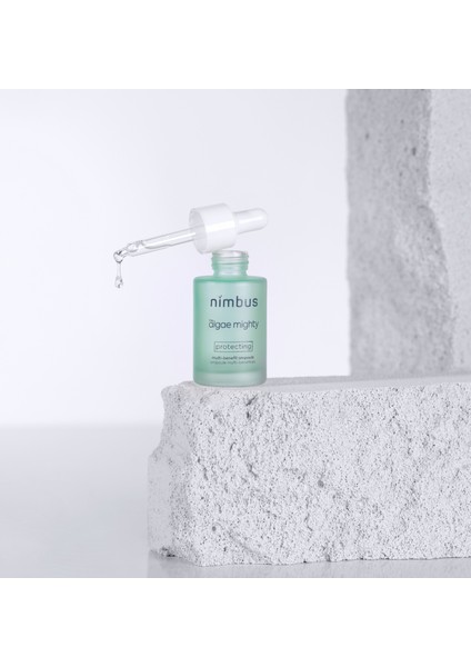 | the algae mighty | 4 yosunlu canlandırıcı ve koruyucu yüz serumu (Mavi + Yeşil + Şeffaf + Amber Alg)