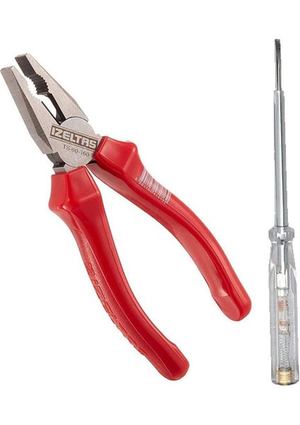 Kombine Pense 160 mm - Kontrol Kalemi